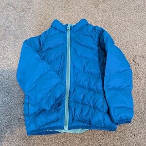 Blue Kids Puffer Jacket